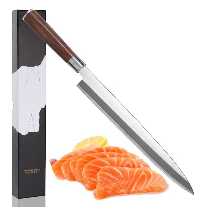 Tsuyoi Premium Japanese Damascus Steel Style Chef Kitchen Knife Set – The  Chop Stop