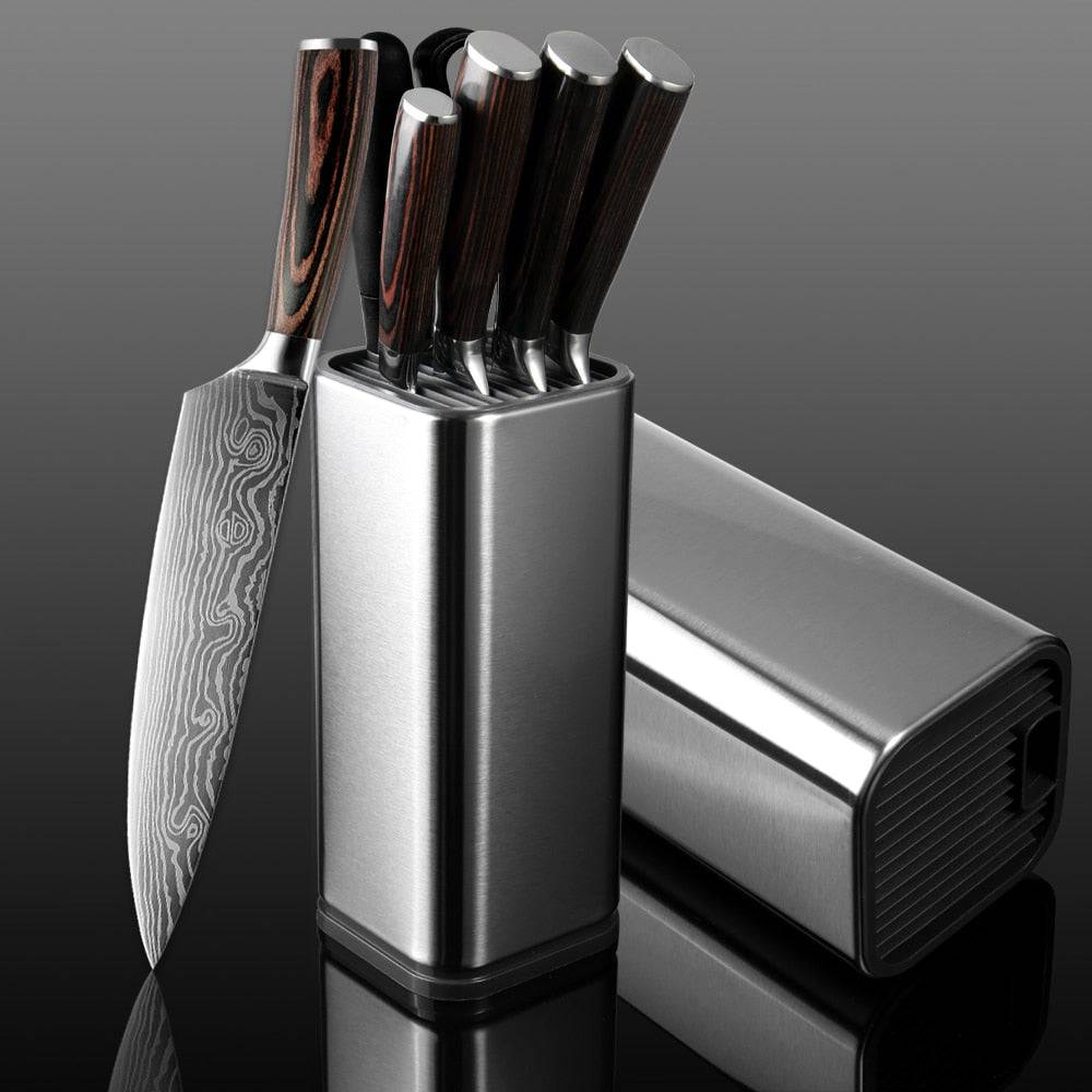 XYJ Professional Knife Sets for Master Chefs Knife Set,Kitchen Knife Set with Bag,Cover,Scissors,Culinary Chef Butcher Cleaver,Cooking Cutting,Utility