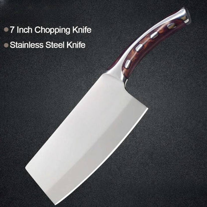 The Chop Stop Premium Carbon Steel Chopping Knife