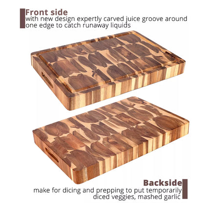Premiere Chef's Kiss Acacia Wood Large Cutting Board